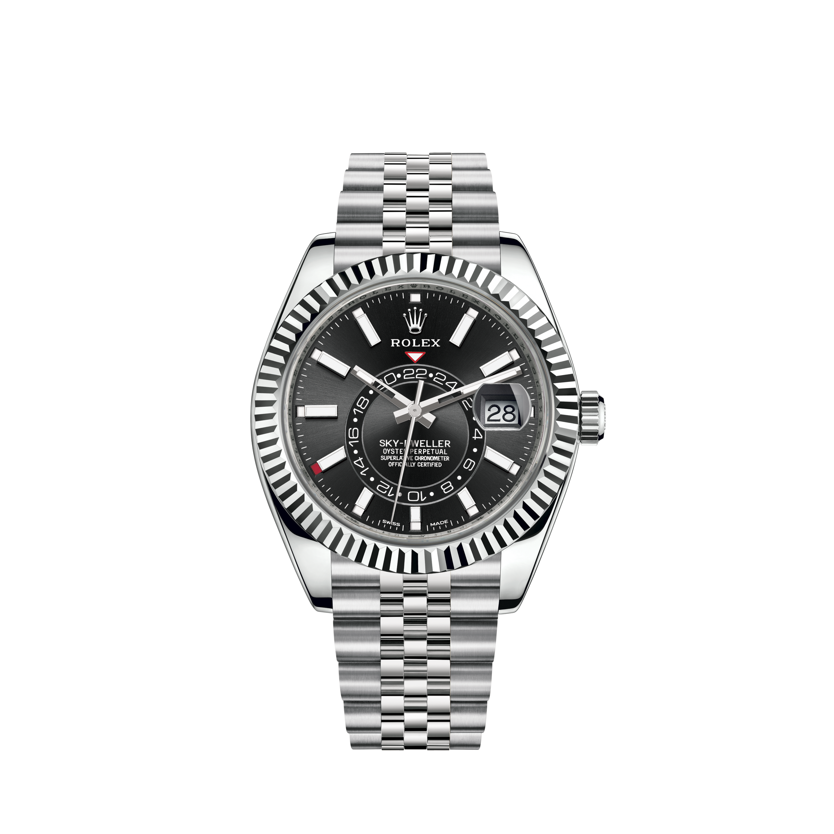 Rolex Datejust II Iced-Out 19.00 Cts VS1 Diamond Quality Grey Stick Dial