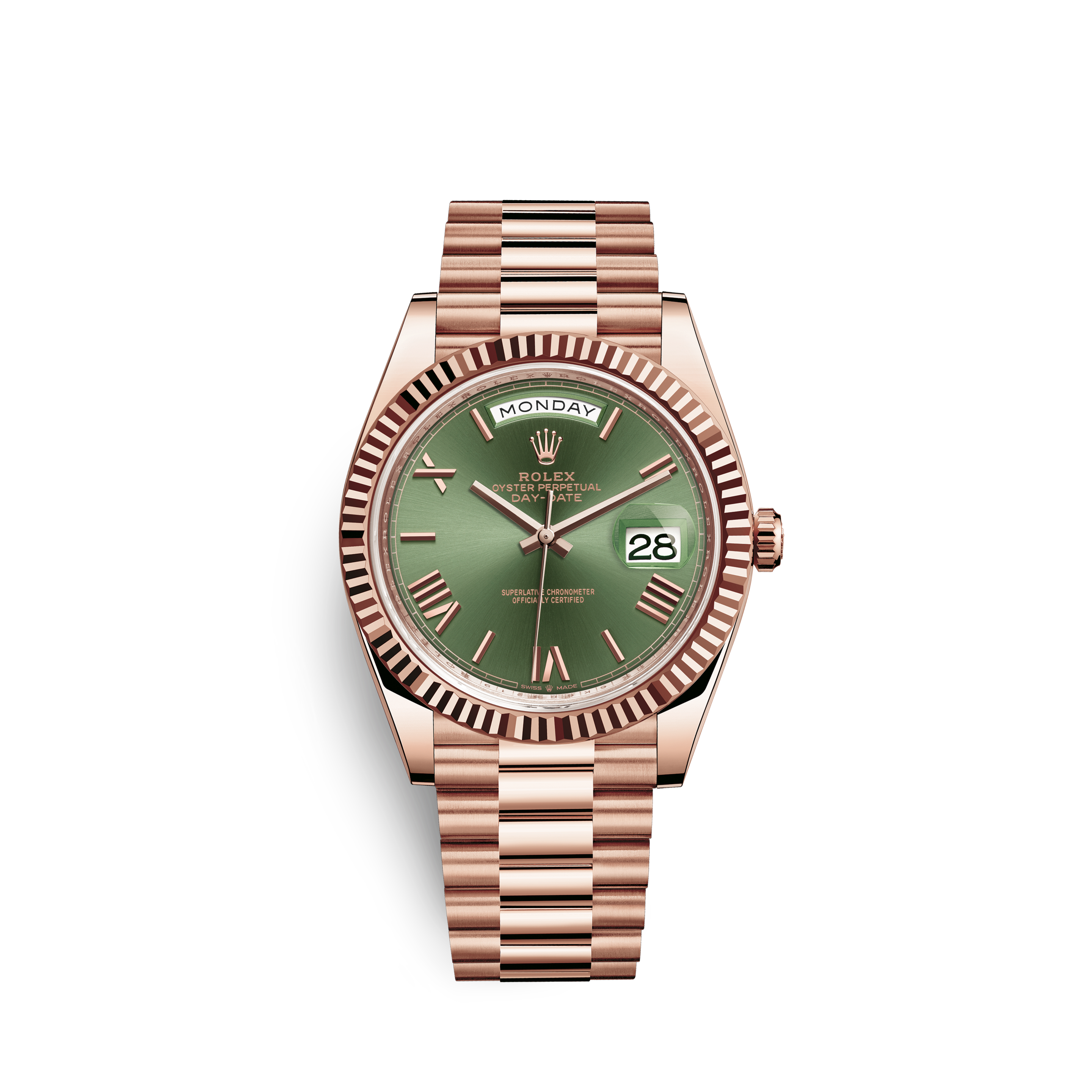 Rolex Day-Date 40 Watch: 18 ct Everose 