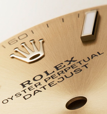 Watchmaking Datejust dial