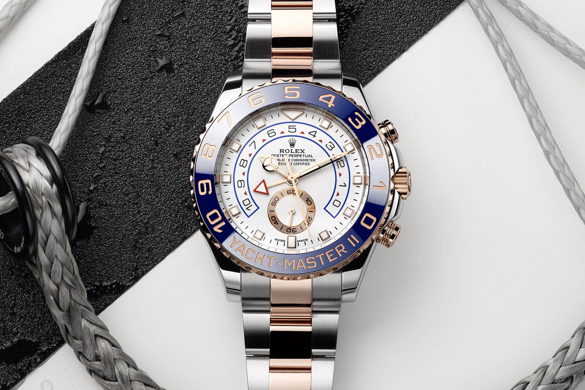 Rolex Datejust 41 Steel/18k White Gold Bezel Blue Dial Watch B/P ’20 126334