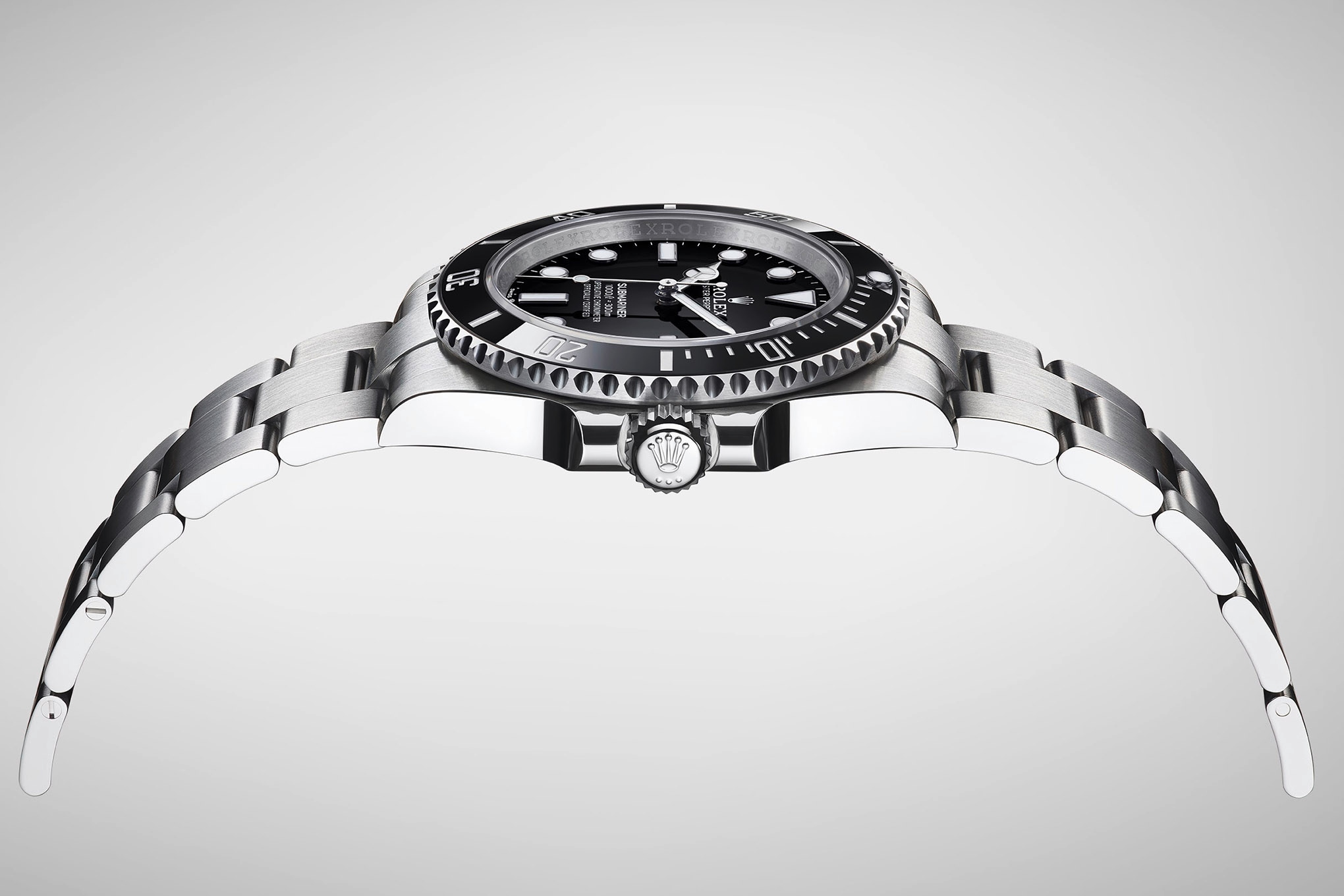Rolex Ladies Datejust 2-Tone Watch 179173 Black Dial