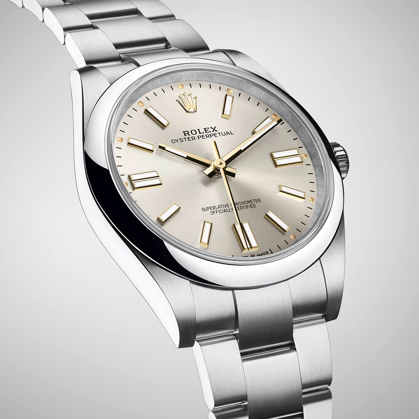 Rolex Mens Rolex Datejust 16014 Blue Roman 18k White Gold & Stainless Steel Watch