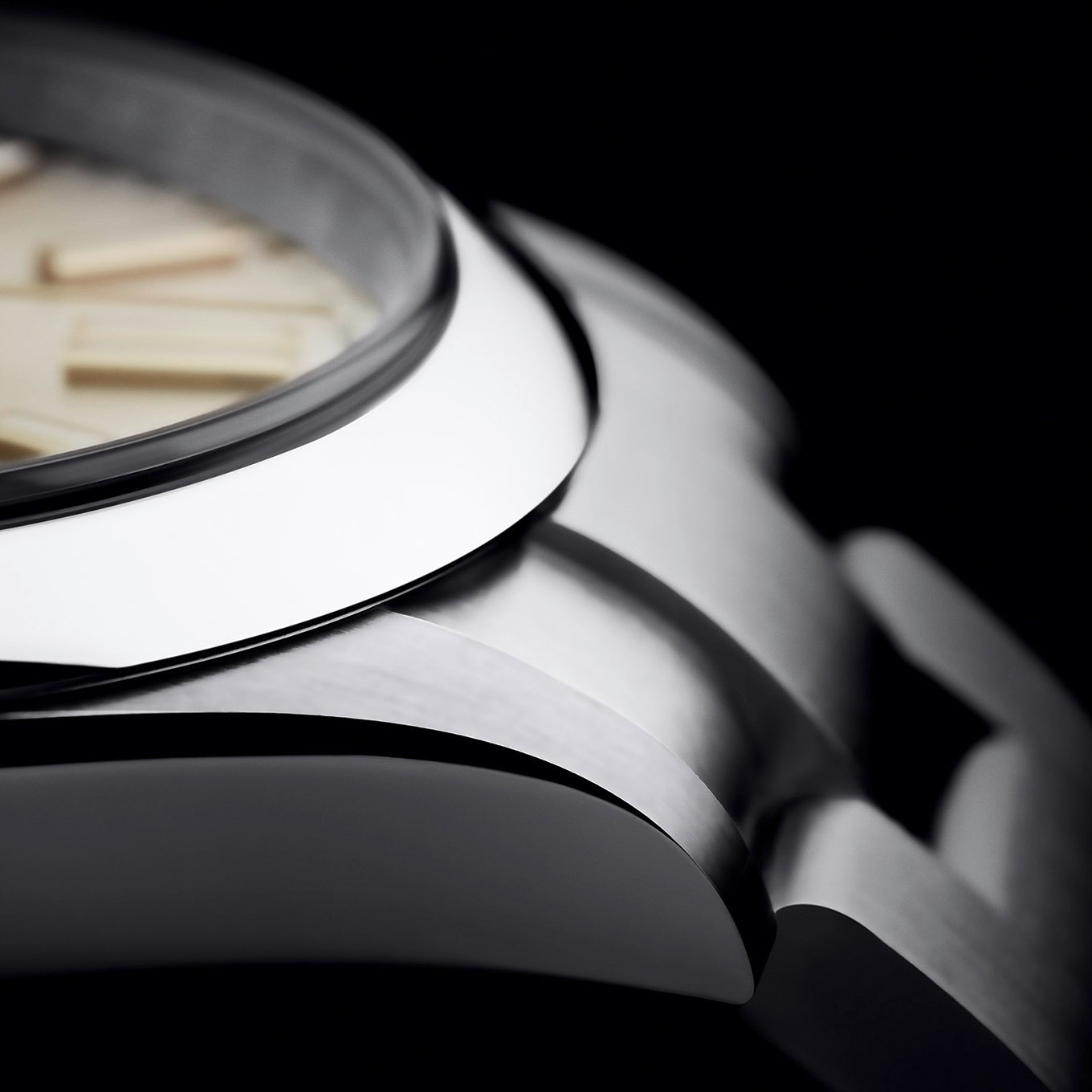 Rolex 16030 36mm Datejust Watch Custom White Diamond Dial & Rolex Engine Bezel