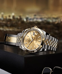 Rolex Datejust Midsize Yellow Gold Steel Goldust MOP Diamond Watch 178313