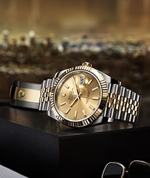 Rolex Women's New Style Two-Tone Datejust with Custom Diamond Bezel and Champagne Diamond Dial