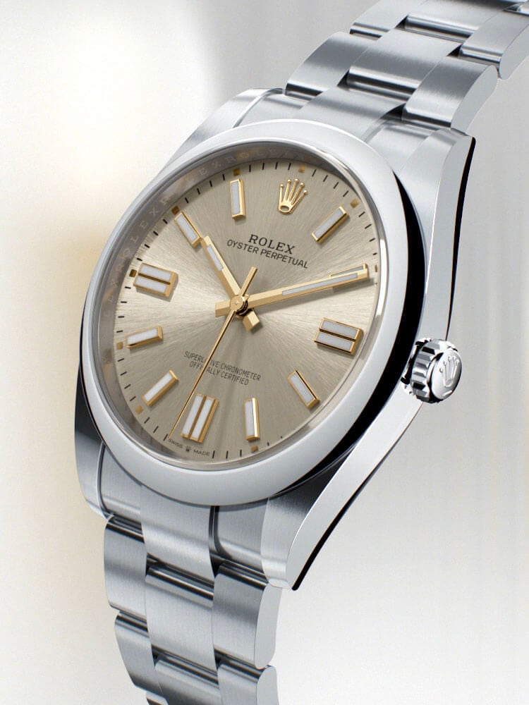 Rolex Oyster Perpetual No-Date 28mm Silver Dial Oyster Bracelet