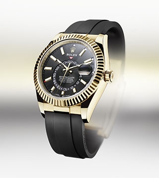 sky dweller rolex steel