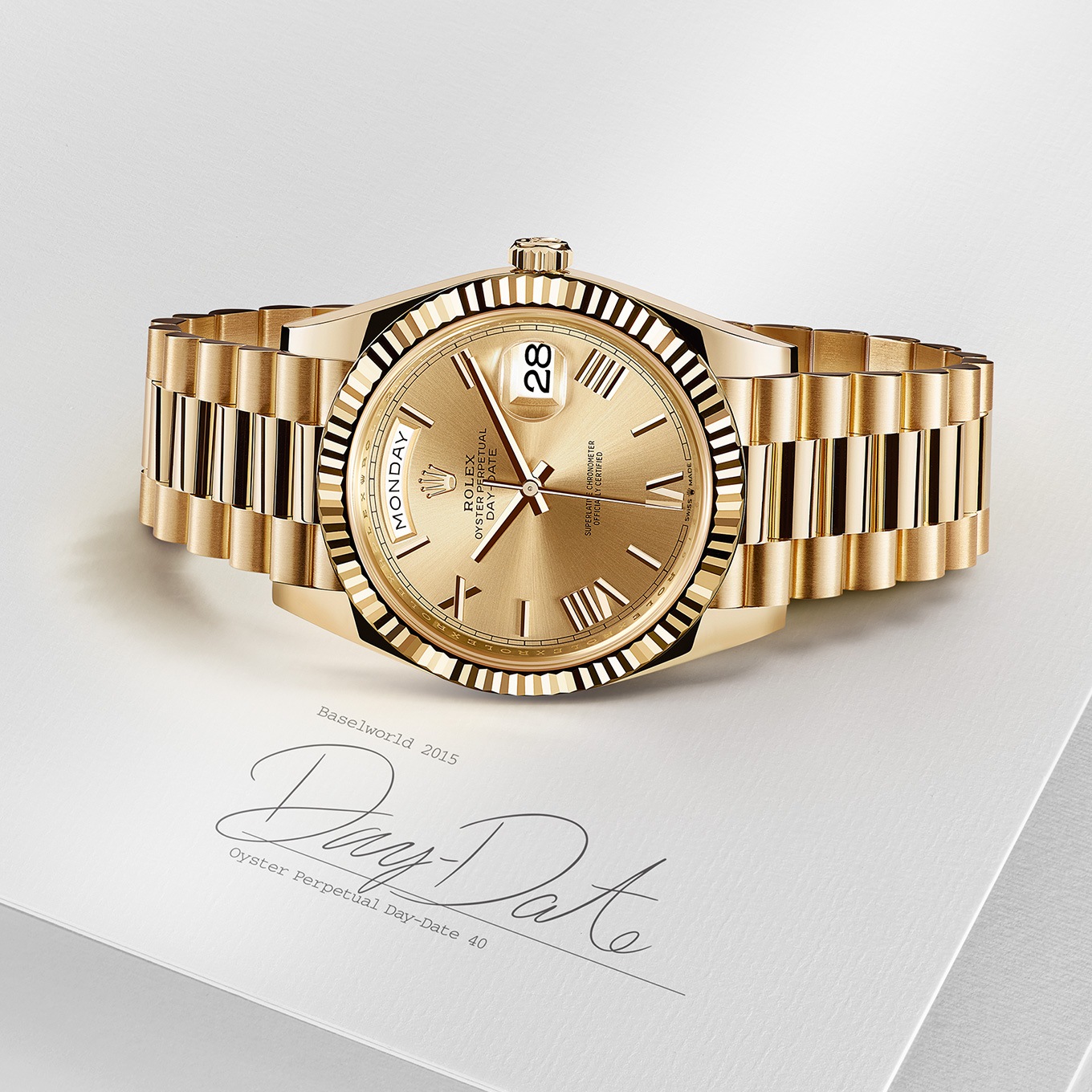rolex lady day date gold