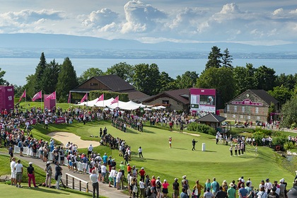The Evian Championship banner